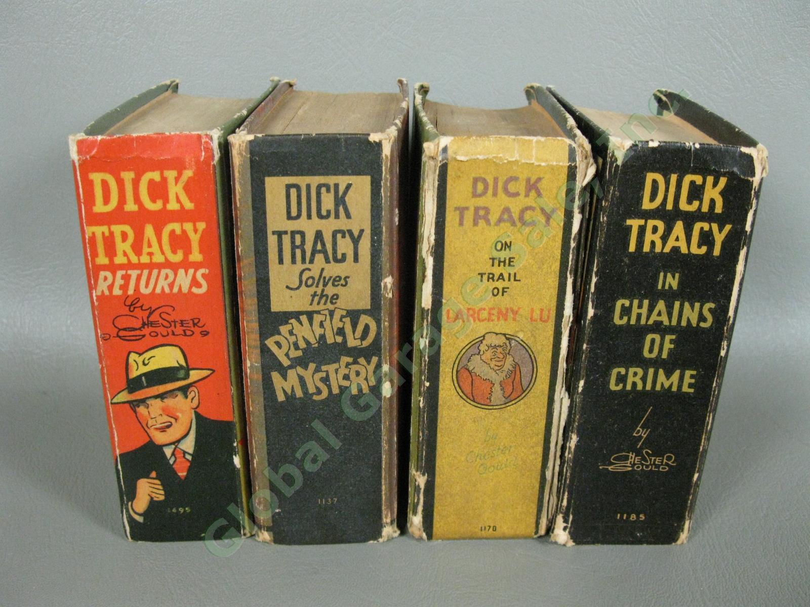 Vtg 14 Dick Tracy Big/Better Little Books Lot Penfield Mystery Voodoo Island +NR 15