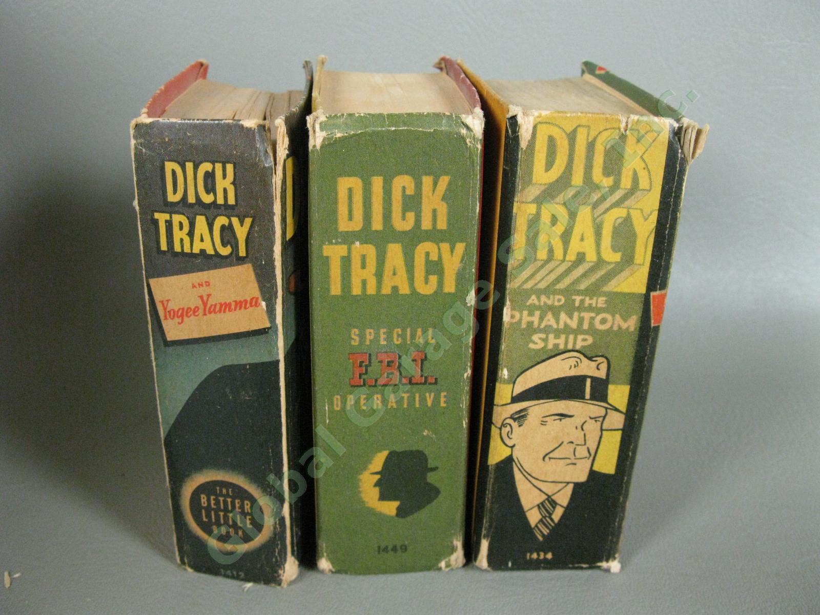 Vtg 14 Dick Tracy Big/Better Little Books Lot Penfield Mystery Voodoo Island +NR 19