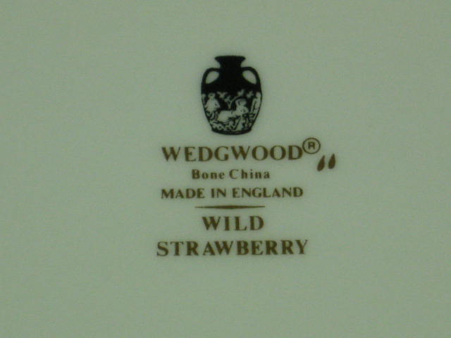 Vintage Wedgwood Wild Strawberry Platter +Serving Bowls 3