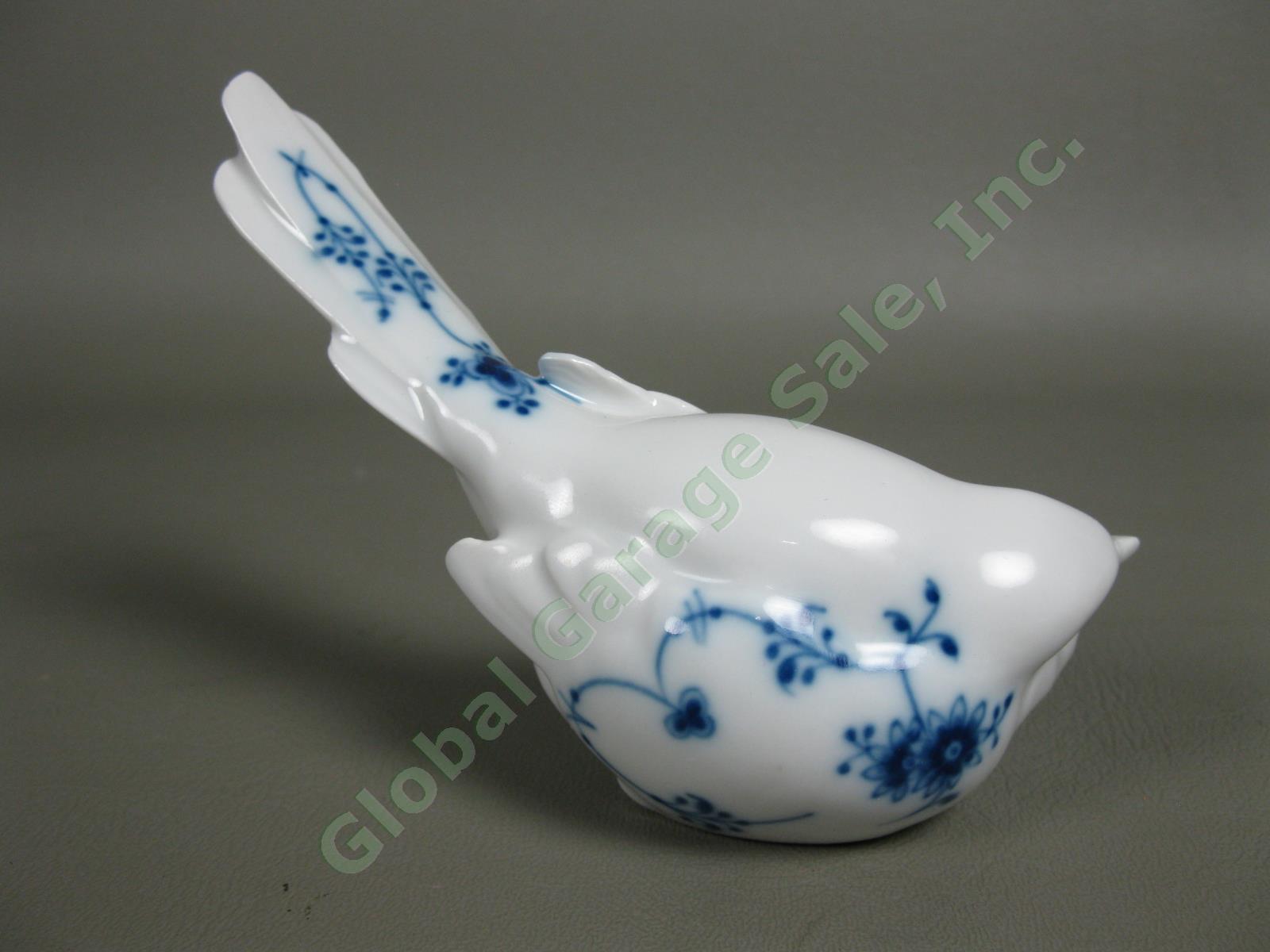 Rare Royal Copenhagen Blue Fluted Bird Pessimist Figurine Half Lace Porcelain NR 3