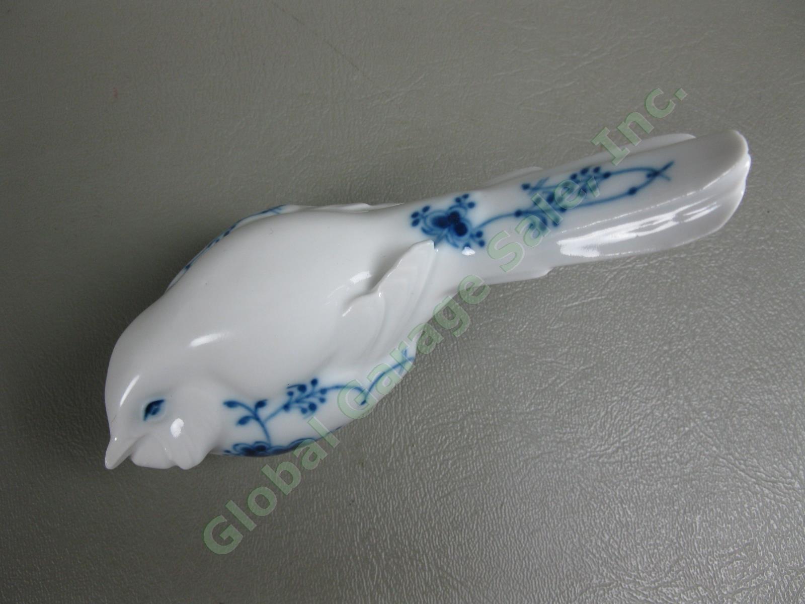 Rare Royal Copenhagen Blue Fluted Bird Pessimist Figurine Half Lace Porcelain NR 5