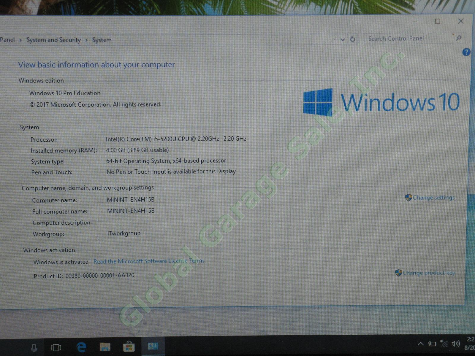HP ProBook Laptop 440 G2 i5-5200U 2.20GHz 4GB RAM 460GB HD Windows 10 Pro Refurb 2