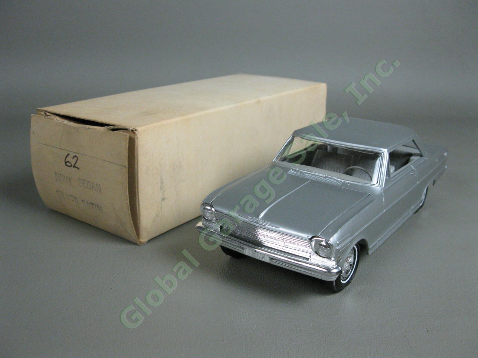 ORIG 1962 Chevrolet Chevy II Nova 400 2DR Sedan Plastic Dealer Promo Model Car