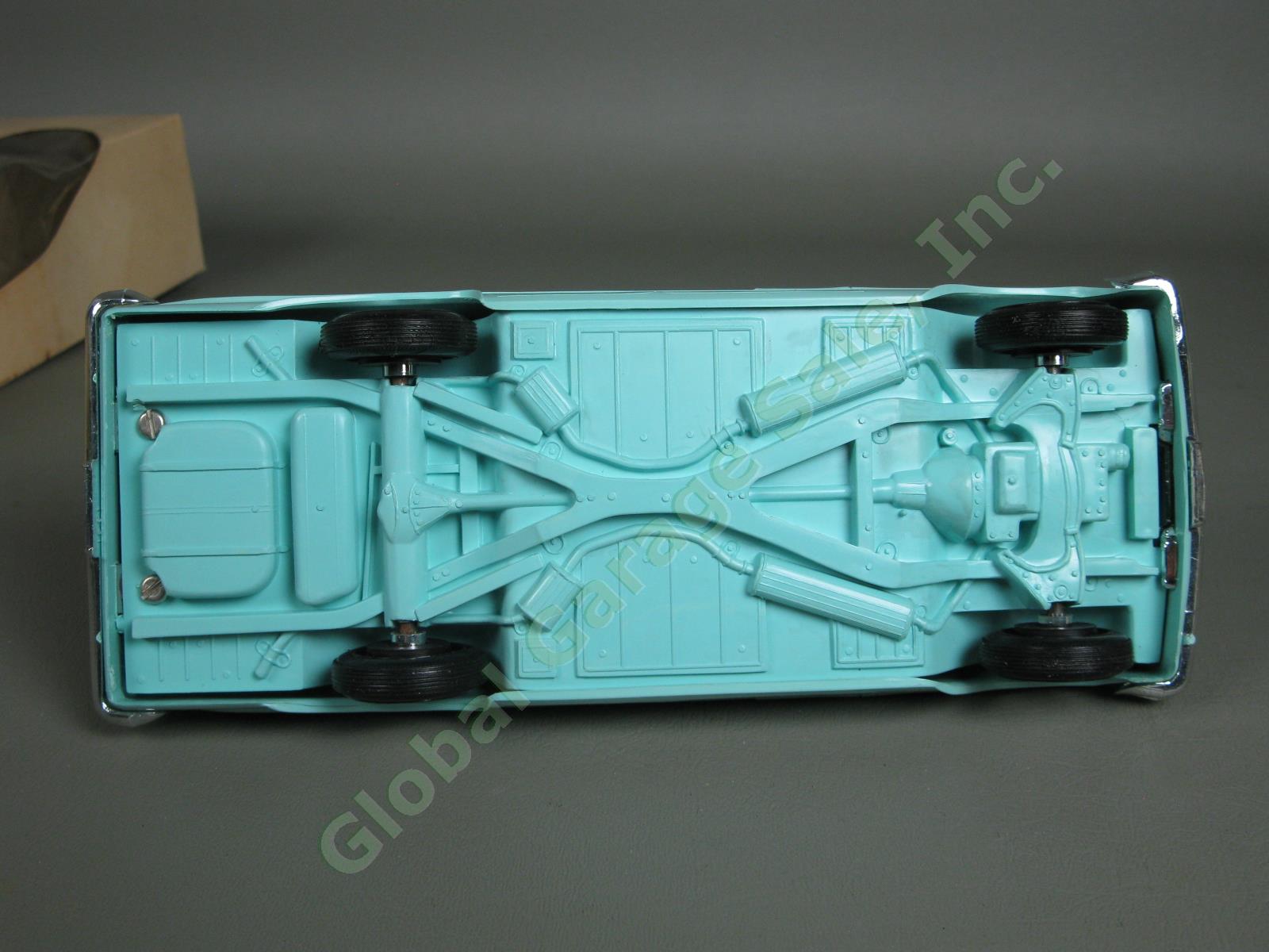 ORIGINAL VTG 1961 Chevrolet Impala 4DR Seamist Turquoise Dealer Promo Model Car 6