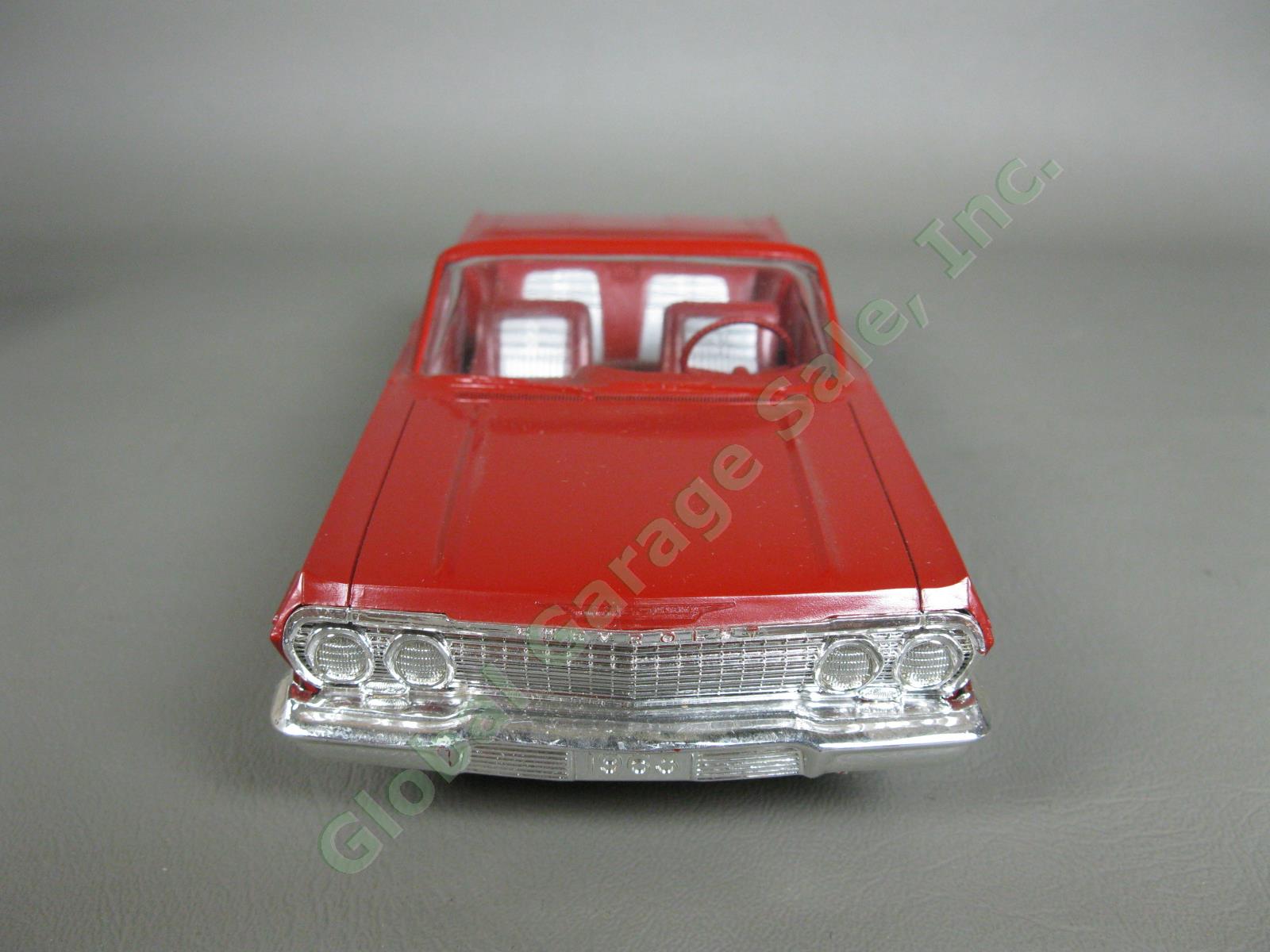 Original Ember Red 1963 Chevrolet Impala SS 409 Convertible Dealer Promo Car NR 2