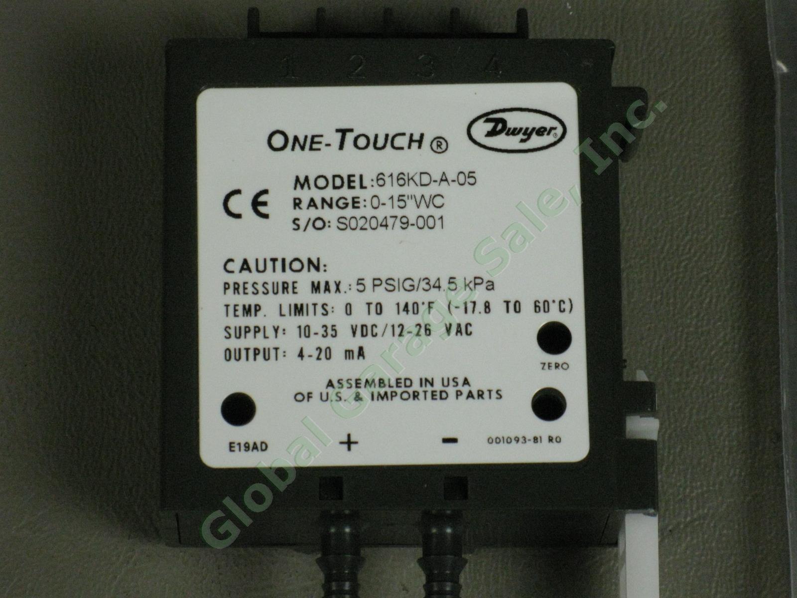 6 Dwyer One-Touch Series 616KD-A-05 Differential Pressure Transmitter Sealed NIB 1