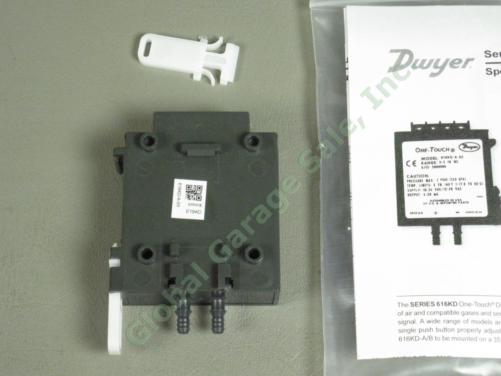 6 Dwyer One-Touch Series 616KD-A-05 Differential Pressure Transmitter Sealed NIB 2