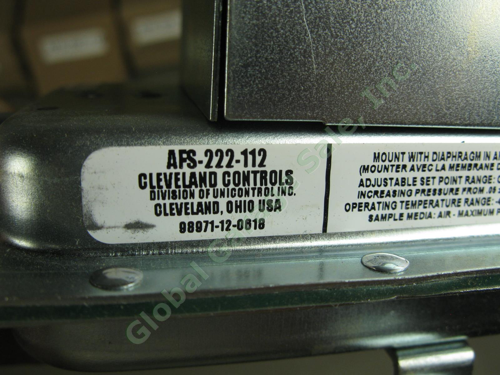 4 AFS-222-112 Pressure Sensing Switch LOT Dri Steem Cleveland Controls w/ Probe 3