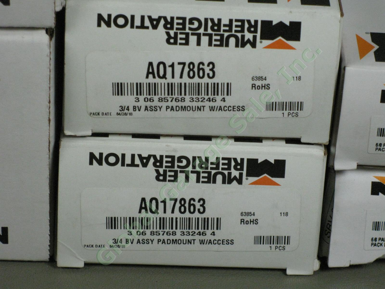 7 Mueller Refrigeration Cyclemaster Ball Valve LOT Collection with Access NIB NR 2