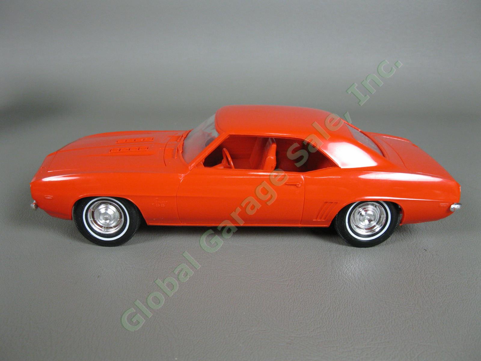 ORIGINAL Vintage 1969 Chevrolet Camaro Hugger Orange Dealer Promo Model Car NR 1