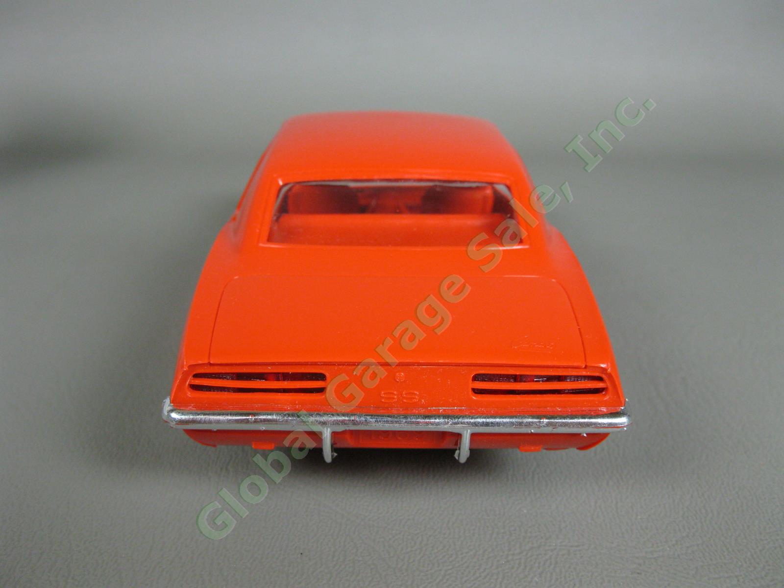 ORIGINAL Vintage 1969 Chevrolet Camaro Hugger Orange Dealer Promo Model Car NR 4