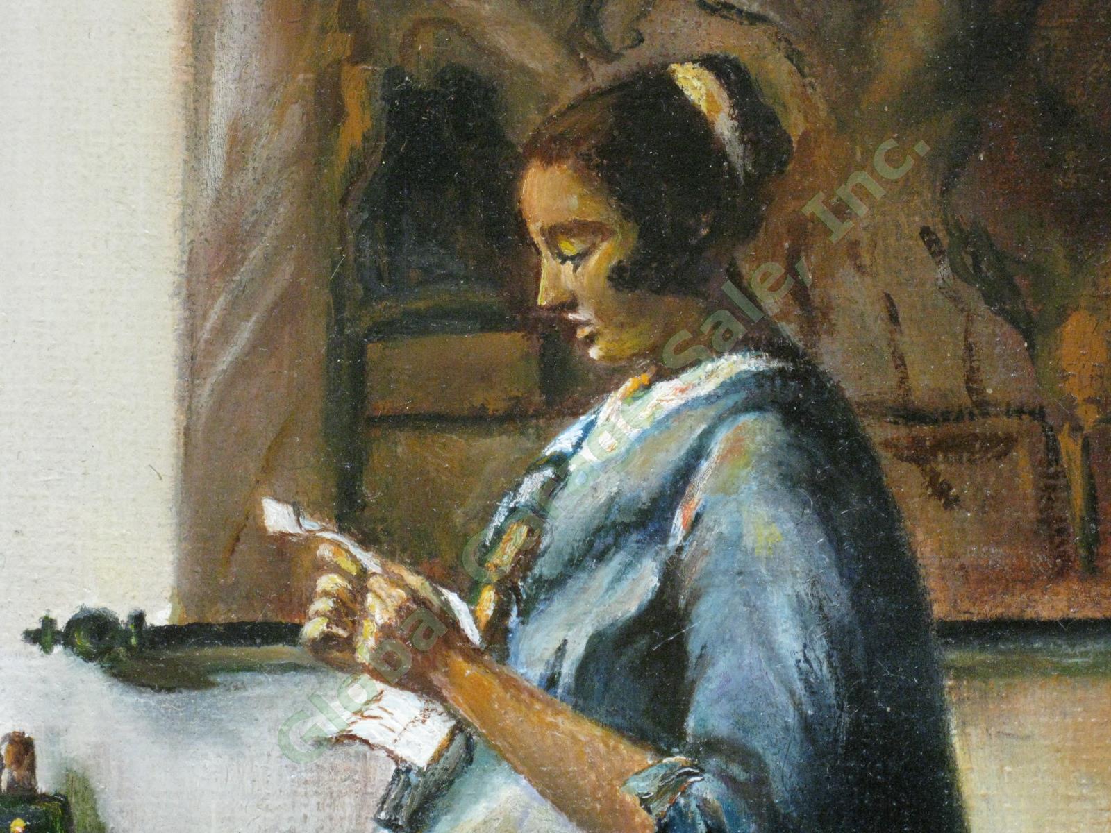 7 W Kowal Signed Vintage Original Polish Oil Paintings Lot After Vermeer + NR! 12