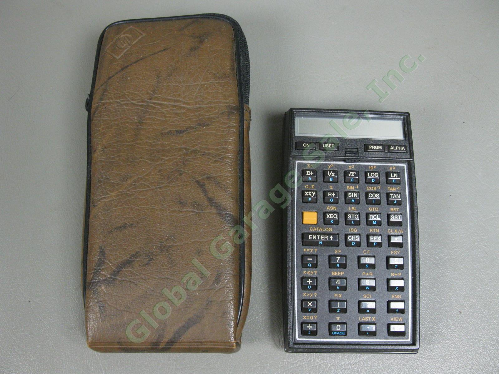 HP-41C Hewlett Packard Scientific System Calculator Exc Cond w/ Original Case NR