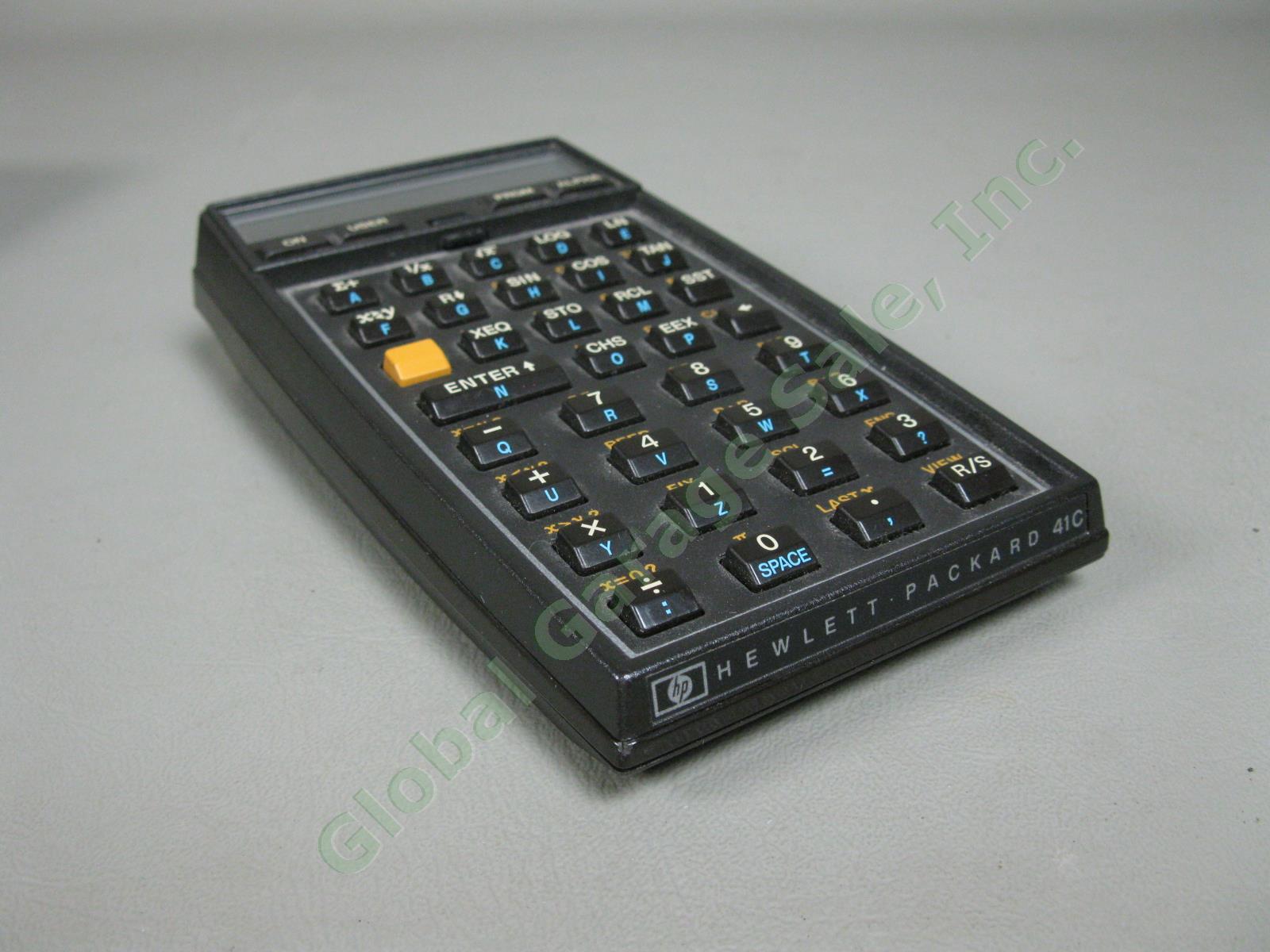 HP-41C Hewlett Packard Scientific System Calculator Exc Cond w/ Original Case NR 3