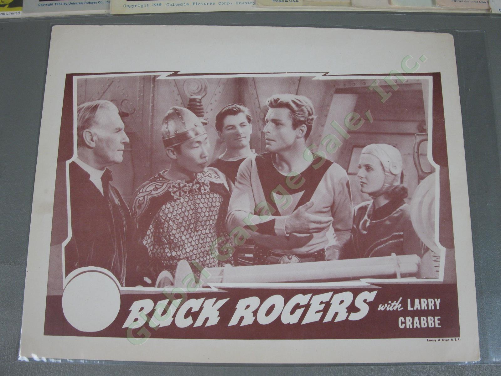 16 Vintage 1940s-1970s Lobby Card Lot Sci-Fi Buck Rogers House of Dark Shadows + 1