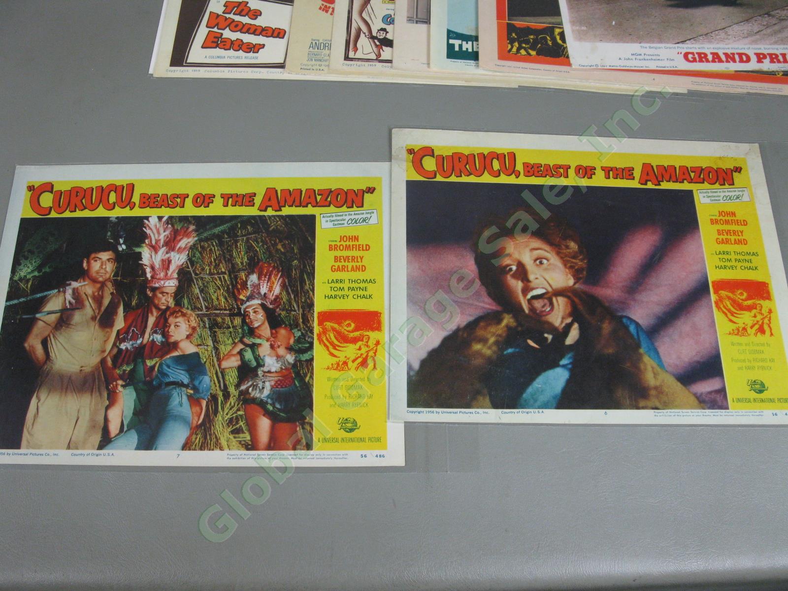 16 Vintage 1940s-1970s Lobby Card Lot Sci-Fi Buck Rogers House of Dark Shadows + 7