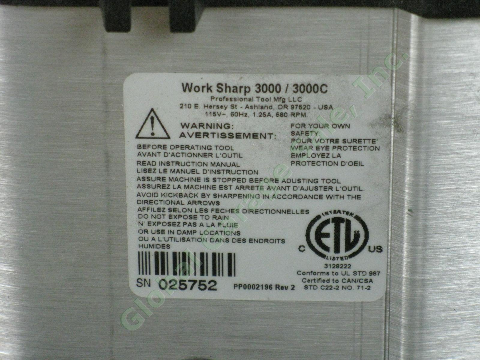 Work Sharp WS3000 Wood Tool Sharpener + Slotted/Fine Abrasives & Micro-Mesh Kits 5