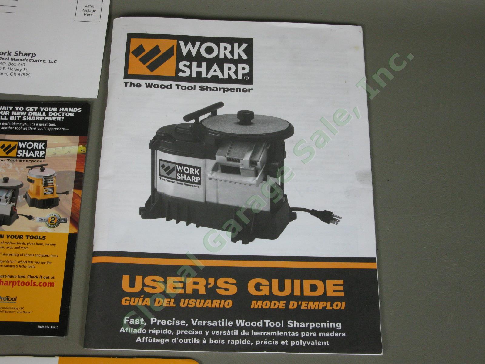 Work Sharp WS3000 Wood Tool Sharpener + Slotted/Fine Abrasives & Micro-Mesh Kits 6