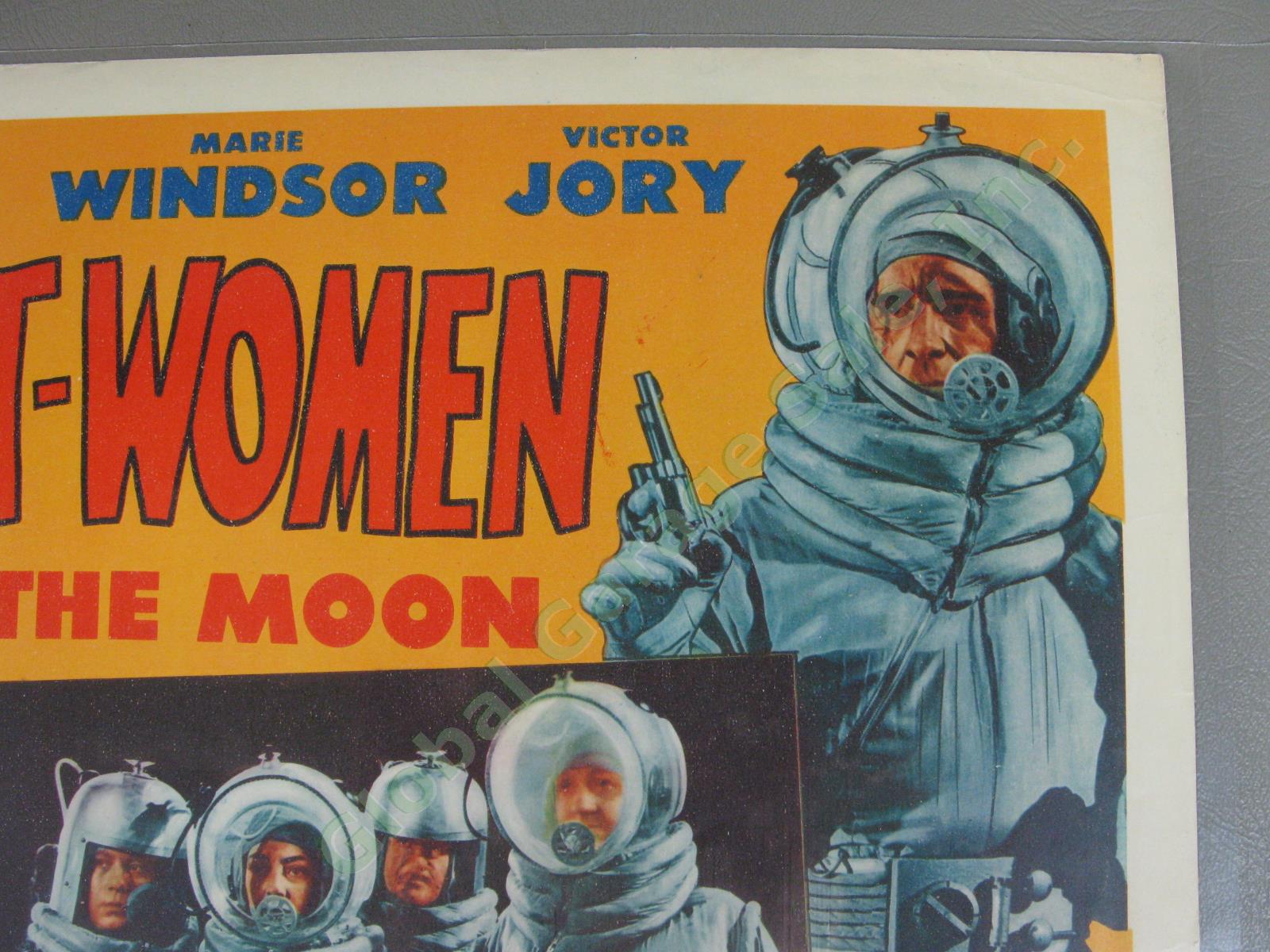 Original 1953 Cat-Women of the Moon Lobby Title Card Sci-Fi 11"x14" Poster NR 2