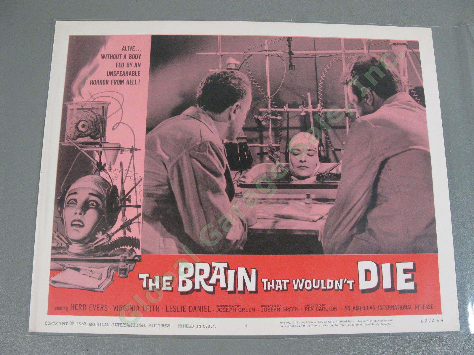 Original 1962 The Brain That Wouldn