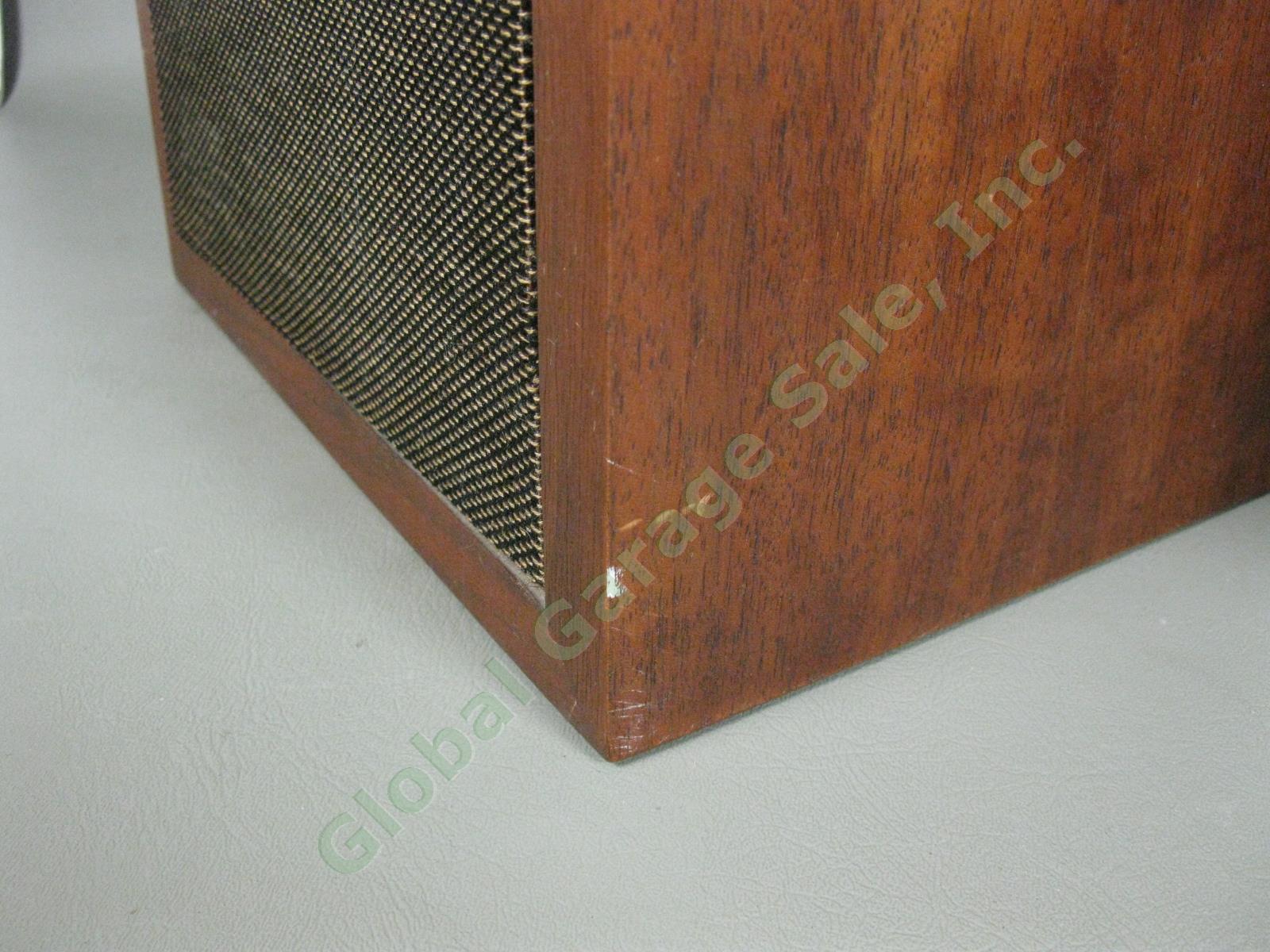 Vintage Pair EPI Epicure M50 Walnut Cabinet Bookshelf Speakers + Stands 12973/4 12