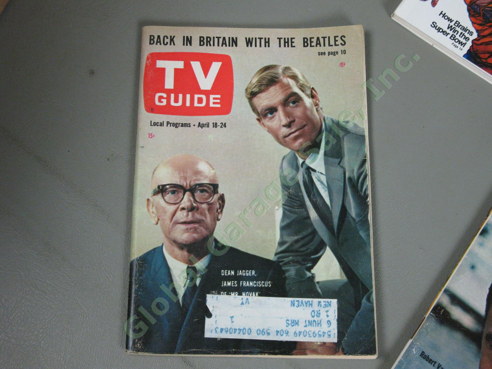 72 Vintage 1955-65 TV Guide LOT 1964 Beatles Ricky Nelson Fred Astaire Godfrey + 3