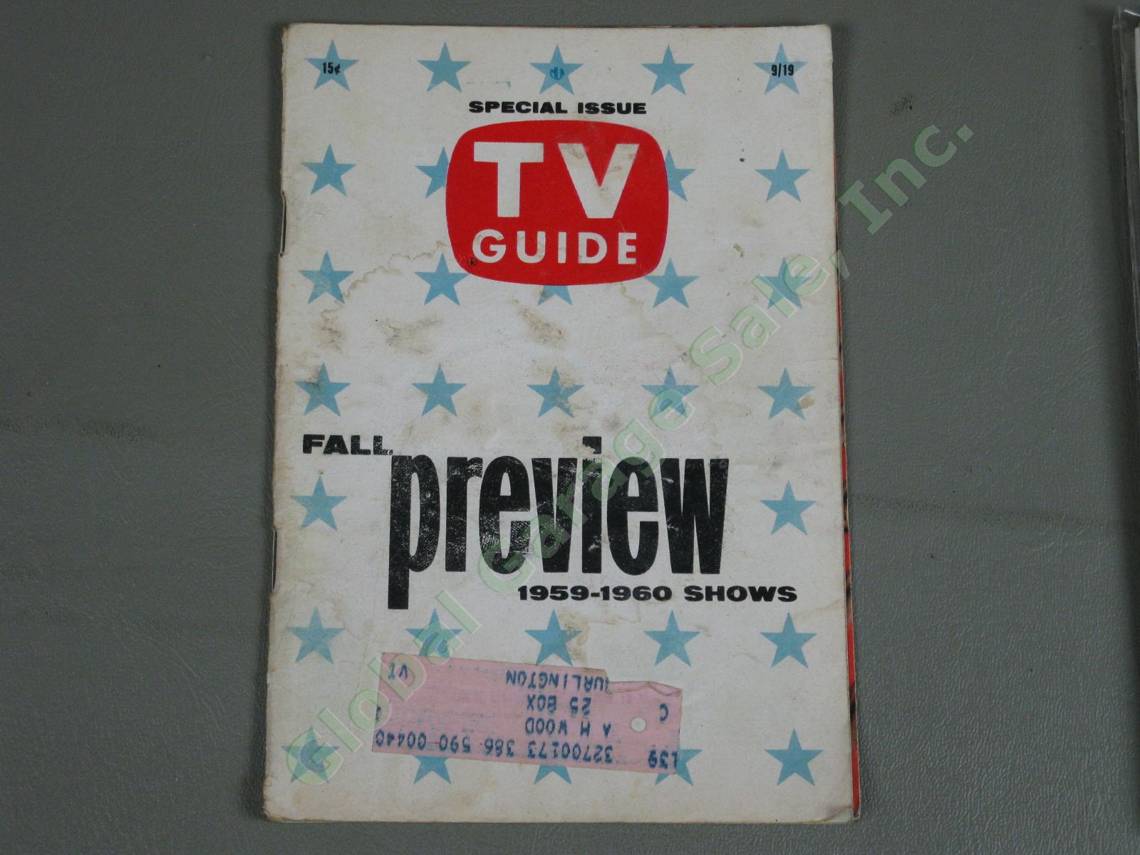 29 Vtg 1950s-90s Fall Preview TV Guide Show LOT Special Issue 1963-64 Edition NR 1