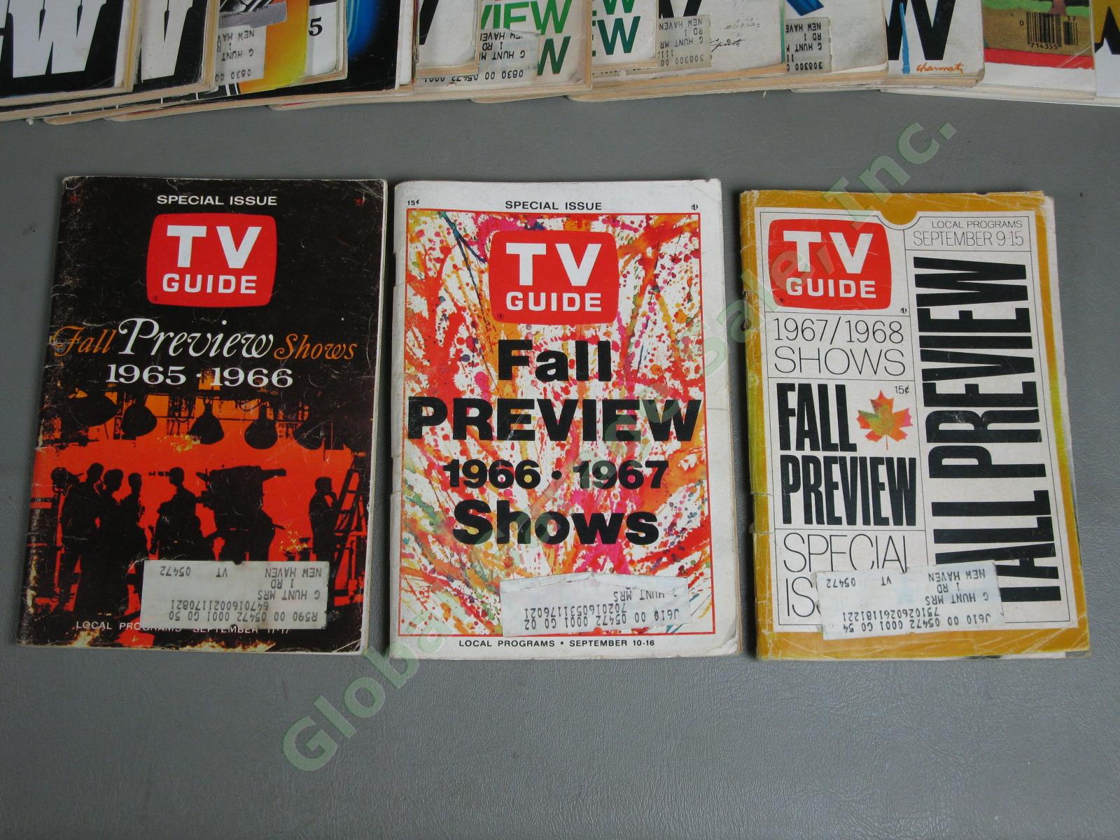 29 Vtg 1950s-90s Fall Preview TV Guide Show LOT Special Issue 1963-64 Edition NR 4