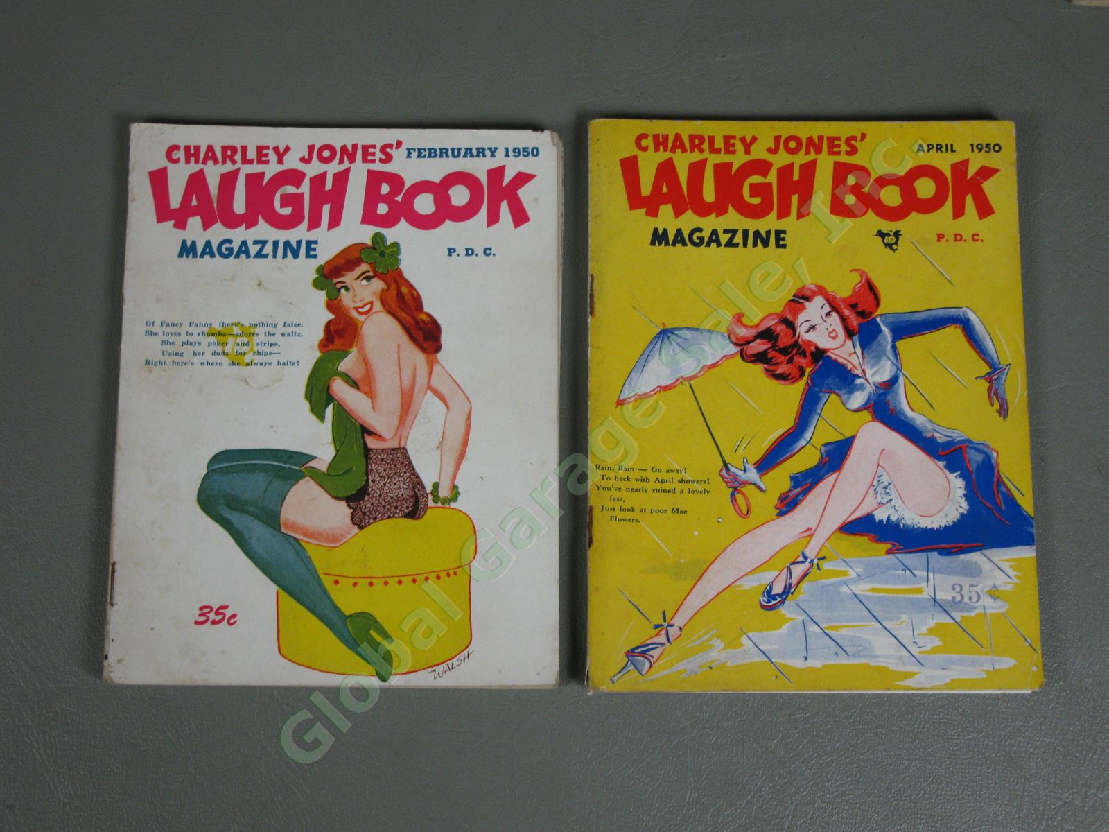 22 Vintage 1947-1950 Charley Jones Laugh Book Magazines Lot Risque Adult Humor 7