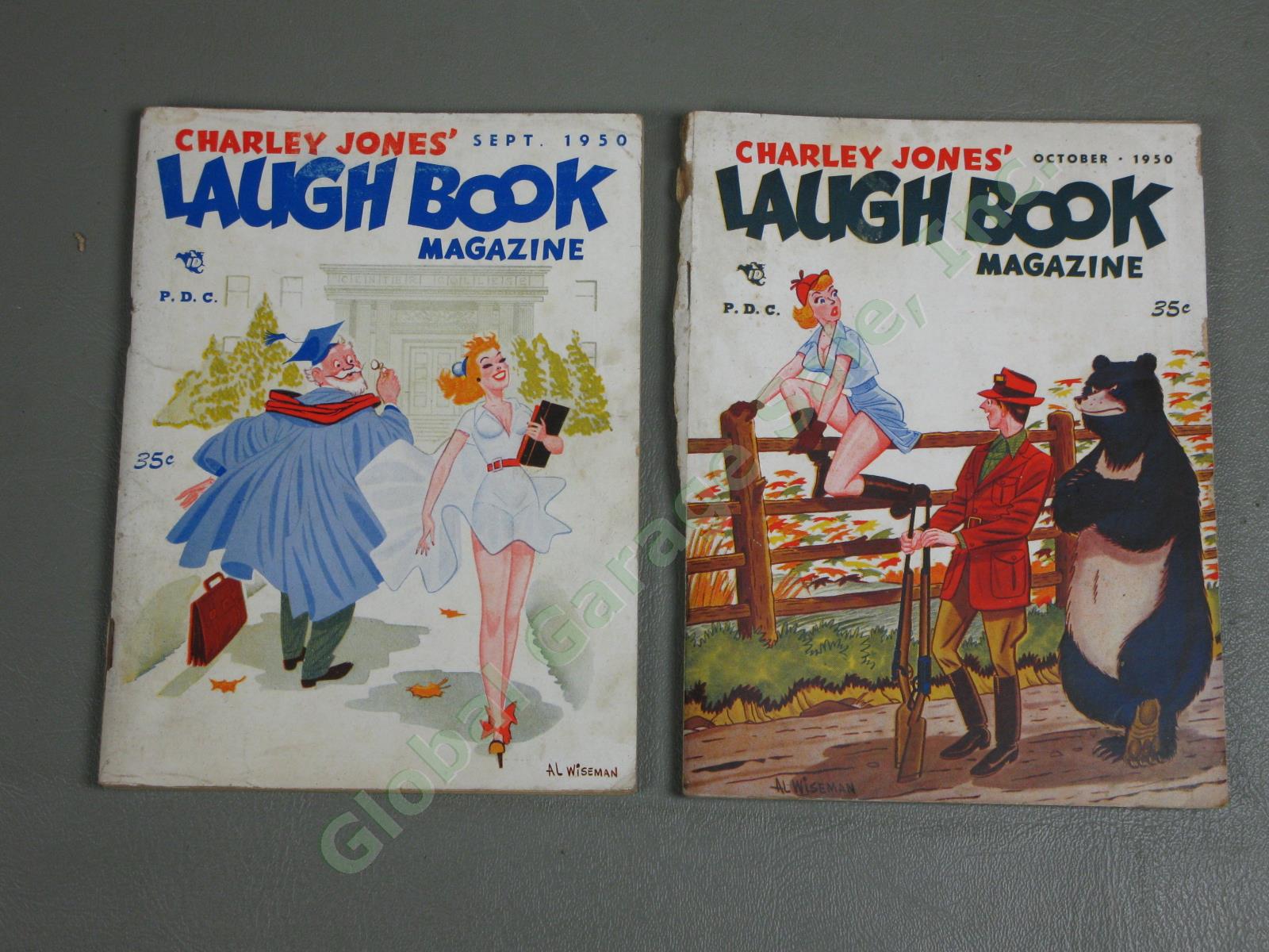 22 Vintage 1947-1950 Charley Jones Laugh Book Magazines Lot Risque Adult Humor 10