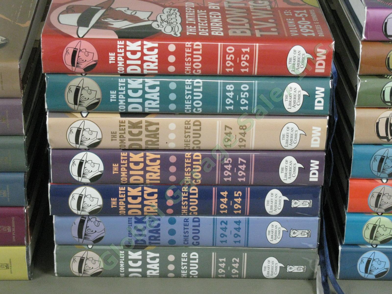 21 Complete Dick Tracy Book Set 1-21 LOT 1st Edition Vol 7 & 8 Near Mint NR 8