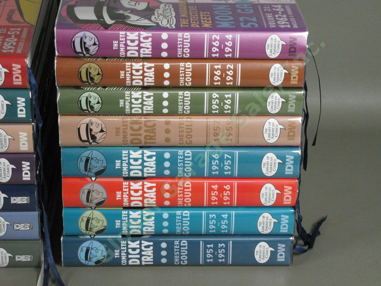 21 Complete Dick Tracy Book Set 1-21 LOT 1st Edition Vol 7 & 8 Near Mint NR 9