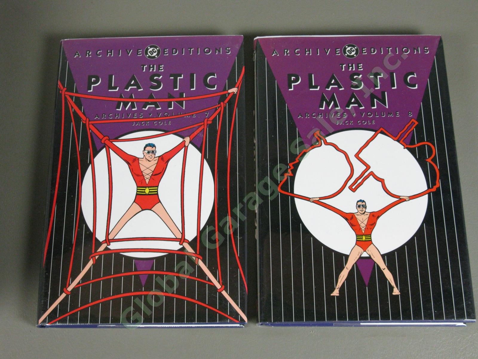 NEW DC Archives Plastic Man Volumes 1-8 Complete Comic Book Set Jack Cole MINT 9