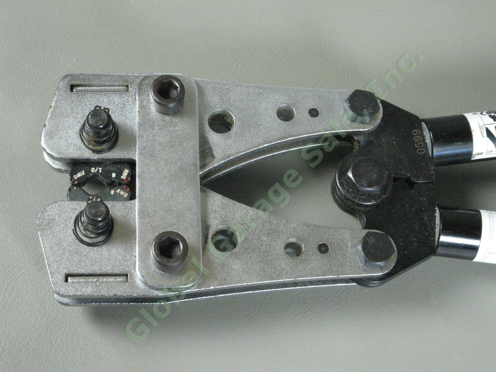 FCI MRC840 Mechanical Rotatable 26" Copper Crimp Crimper Tool 8 to 4/0 AWG 0599 1