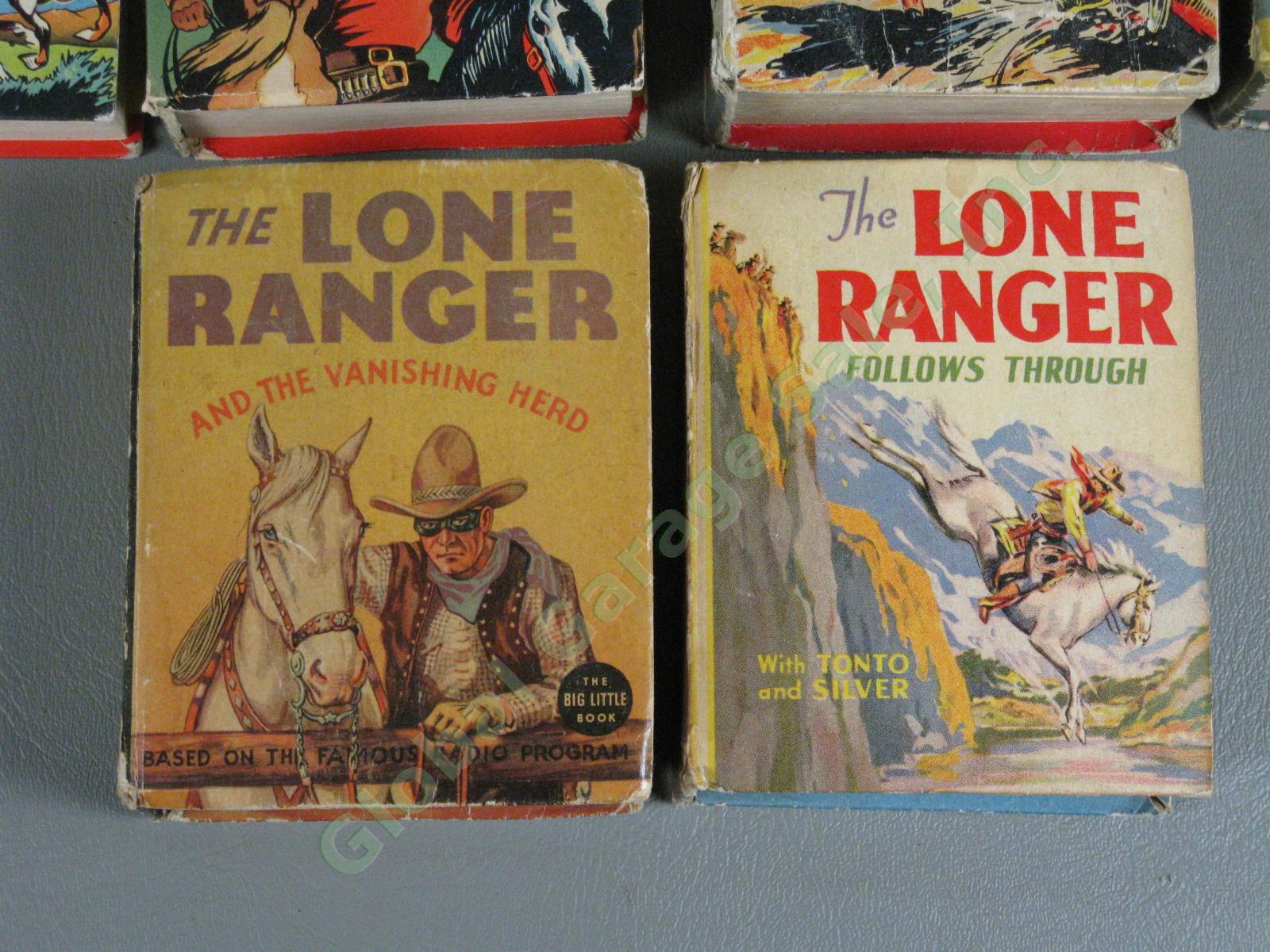 20 Western Big/Better Little Book Lot Lone Ranger Red Ryder Buck Jones Tom Mix 1
