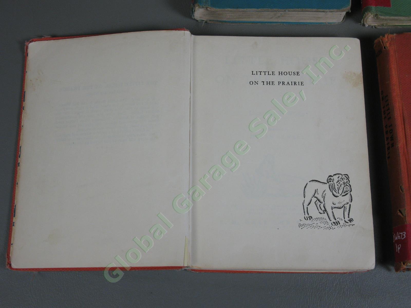 4 Laura Ingalls Wilder 1st Edition Book Set Lot 1935-41 Little House on Prairie 4