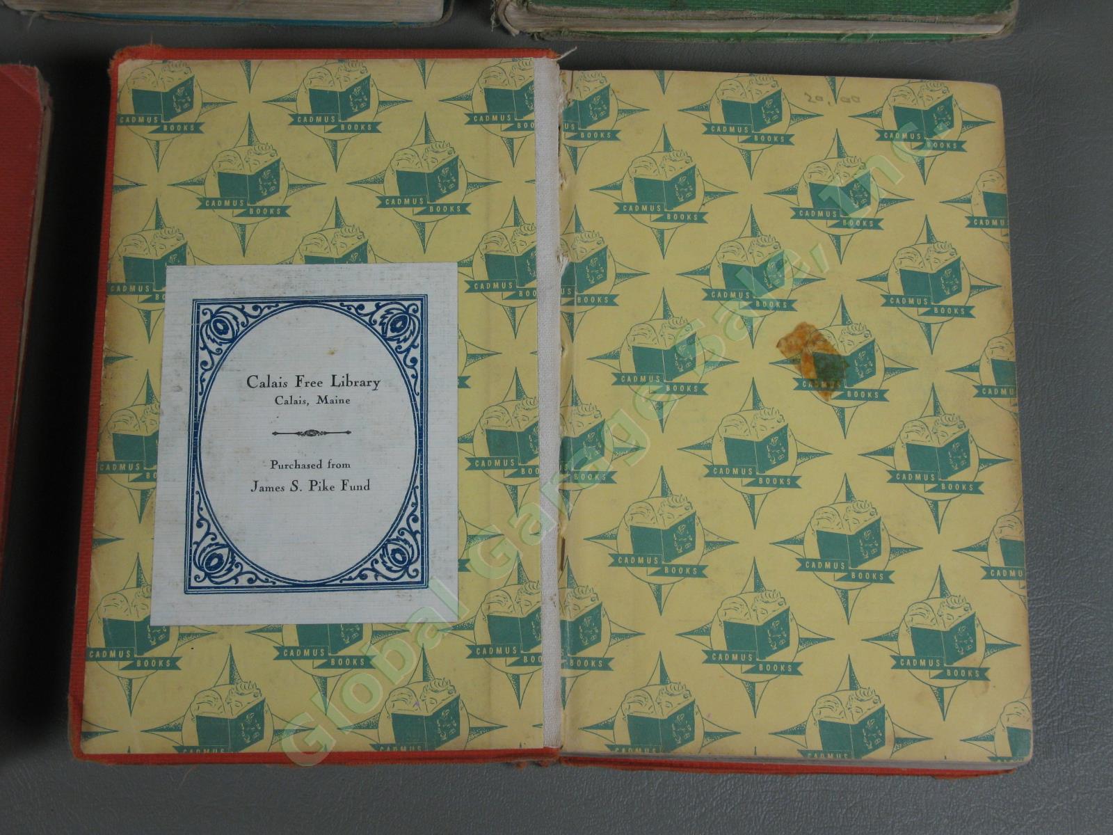 4 Laura Ingalls Wilder 1st Edition Book Set Lot 1935-41 Little House on Prairie 8