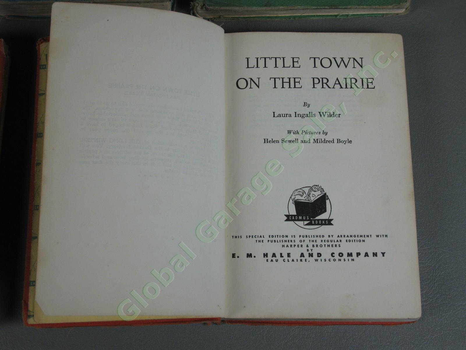 4 Laura Ingalls Wilder 1st Edition Book Set Lot 1935-41 Little House on Prairie 10