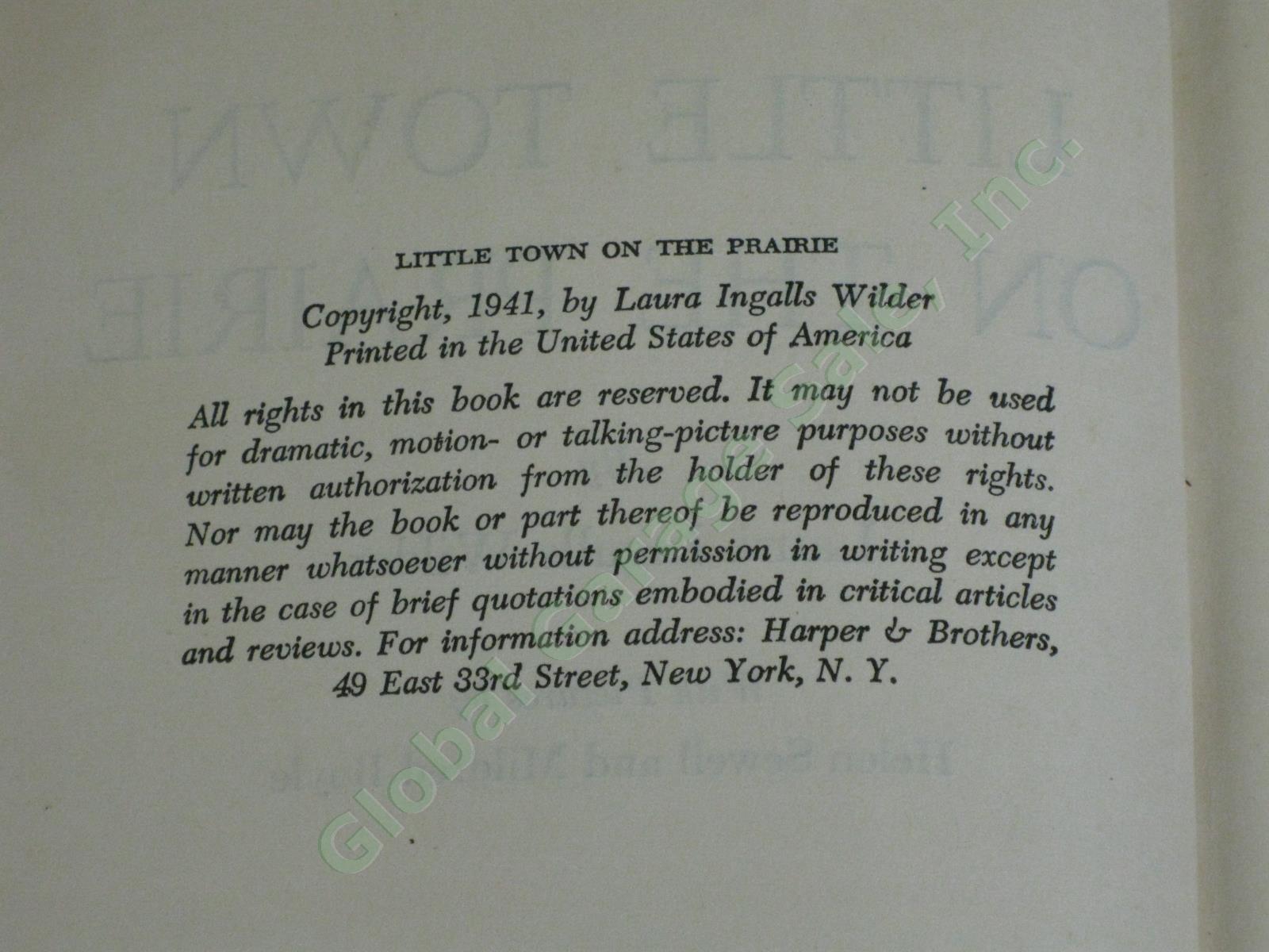 4 Laura Ingalls Wilder 1st Edition Book Set Lot 1935-41 Little House on Prairie 12