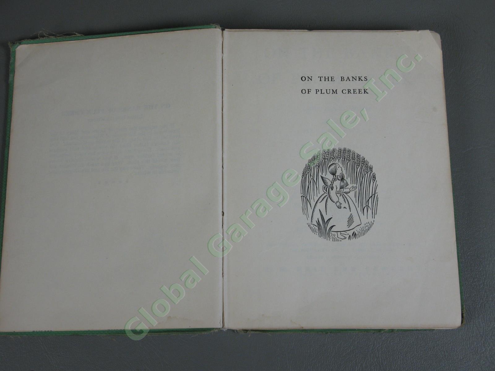 4 Laura Ingalls Wilder 1st Edition Book Set Lot 1935-41 Little House on Prairie 21