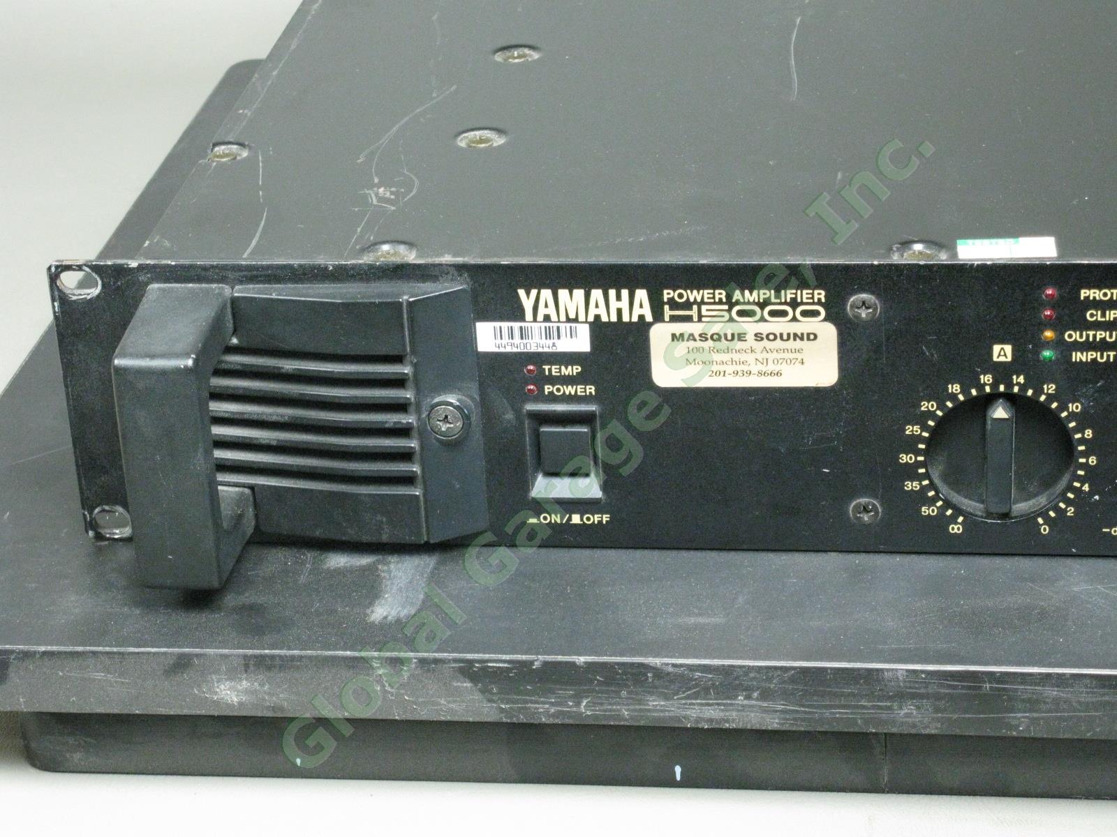 Yamaha H5000 Professional 2-Channel Stereo Power Amp Amplifier 500 Watts Per Ch 1