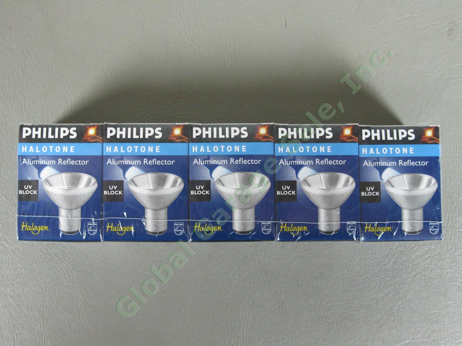 50 NEW Philips Halotone Light Bulb Lot 20w 12v UV Block 6434/FR Frosted 18° Set 1