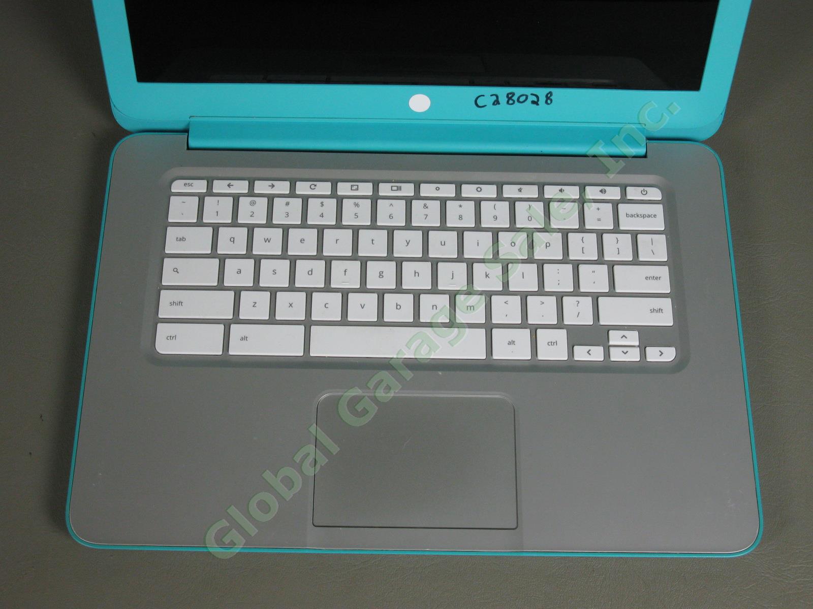 HP Chromebook 14" Ocean Turquoise Laptop 1.4GHz 4GB RAM 16GB SSD WiFi TPN-Q134 1