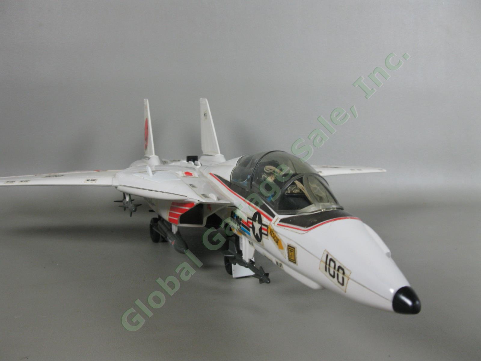 100% Complete Vintage 1983 GI Joe Combat Jet Skystriker XP-14F w/Pilot + Box NR! 8