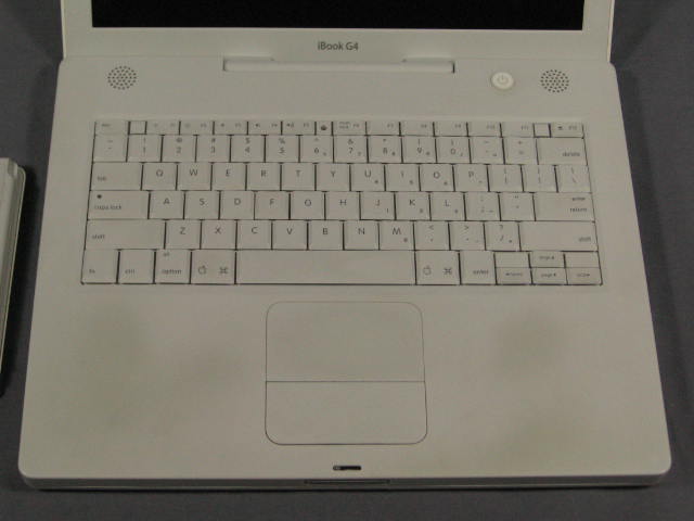 Apple Mac Macintosh iBook G4 Laptop Computer + Battery 1