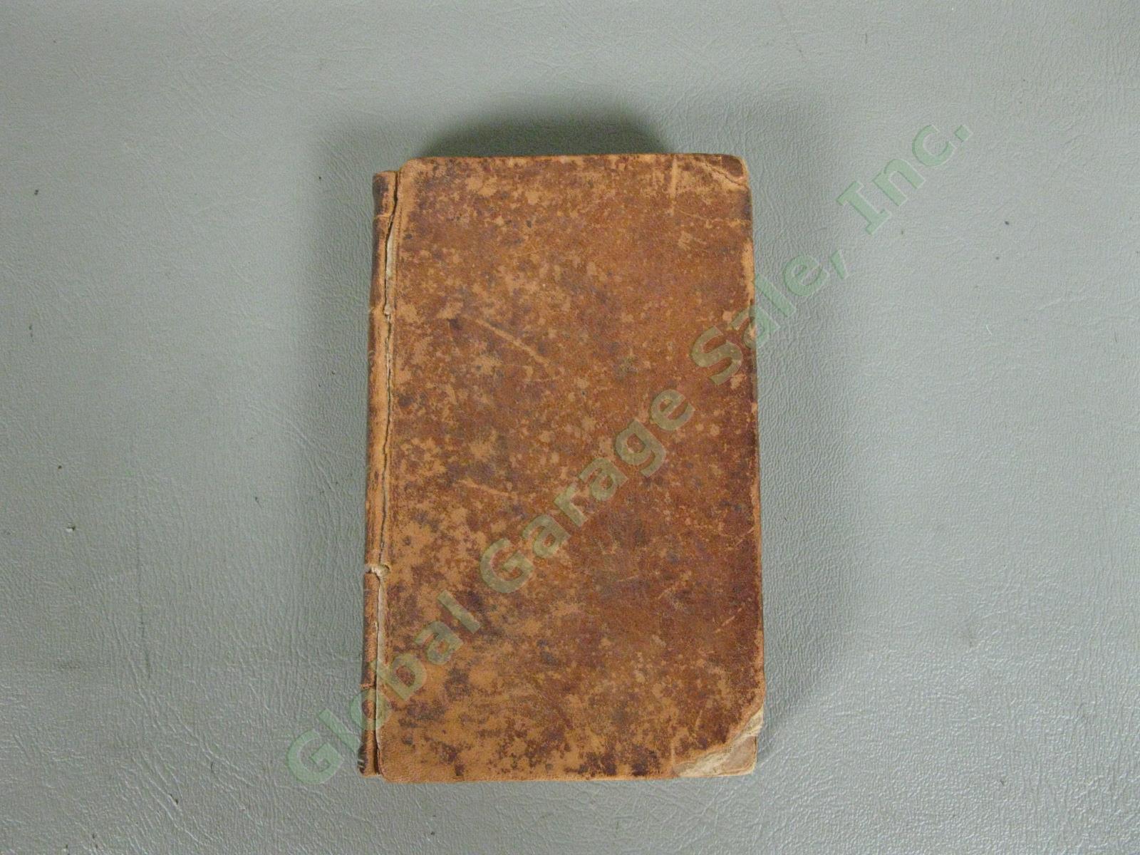 Antique 1800s Freemason Book Lot Masonic Monitor & Treatise On Self Knowledge NR 2