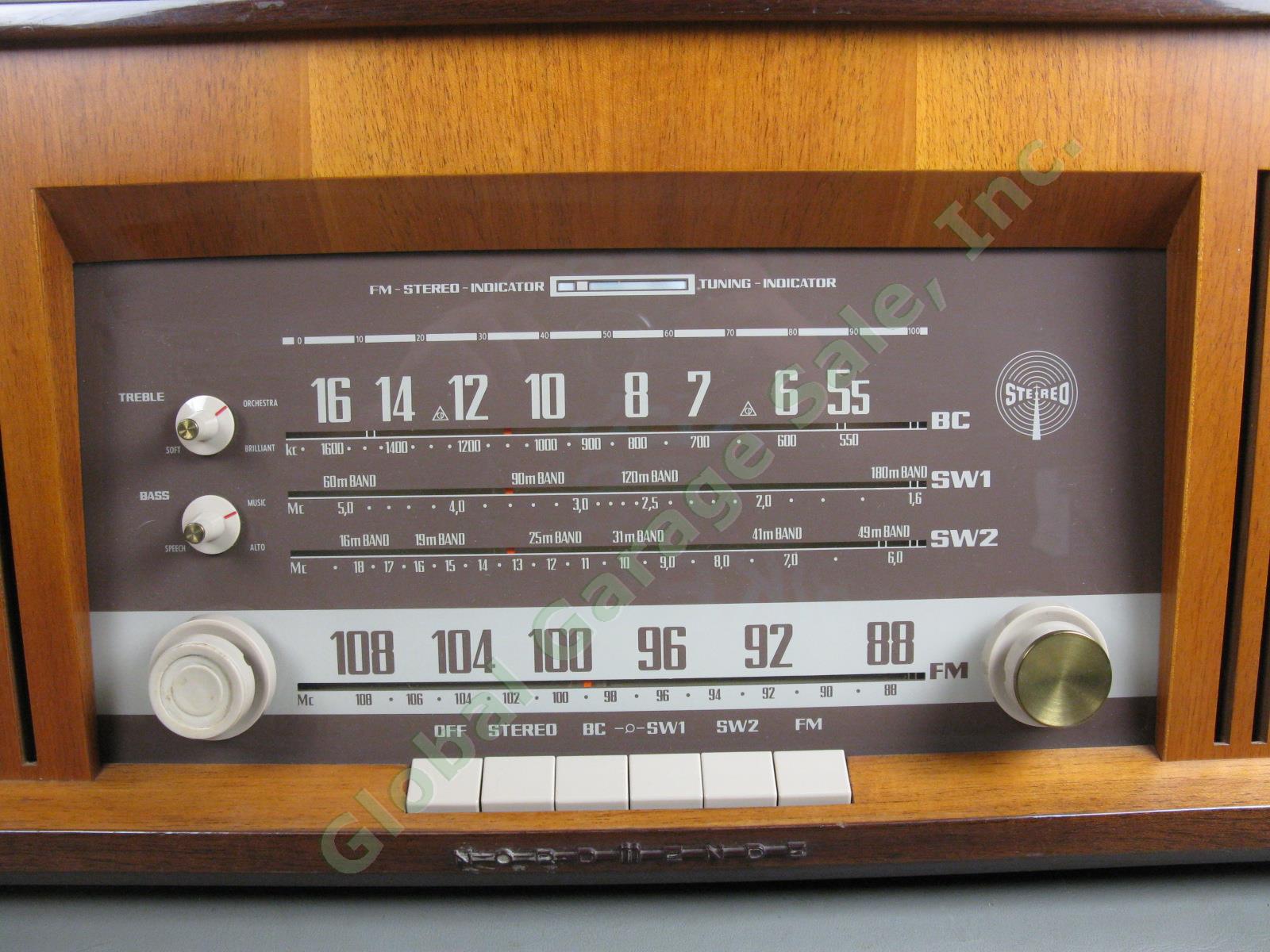 Vintage Nordmende Fidelio C Tube Radio Multiband AM/FM/Shortwave Tested DNW NR 1