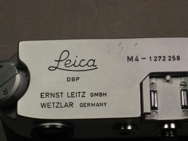 Leica M4 Ernst Leitz Wetzlar Rangefinder Camera Body NR 6