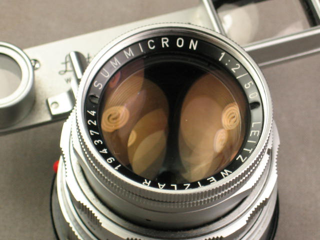 Leica Leitz Summicron M f2 Dual Range 50mm Chrome Lens 2
