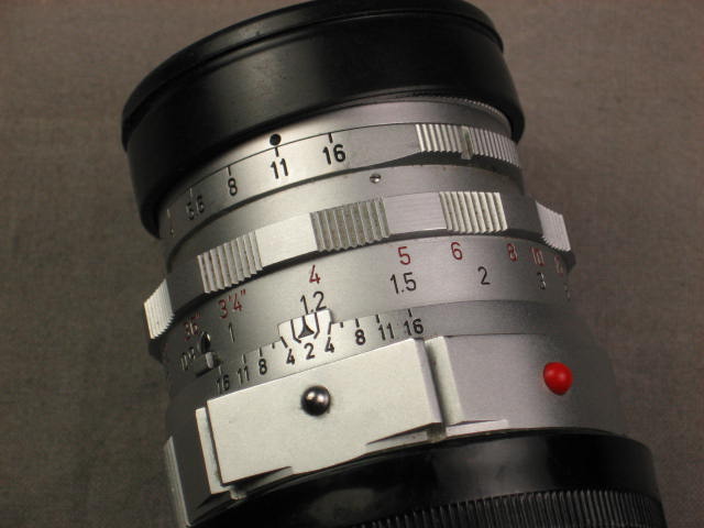 Leica Leitz Summicron M f2 Dual Range 50mm Chrome Lens 5